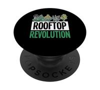 Révolution Toit Urbain Ferme Micro-pousses PopSockets PopGrip Adhésif