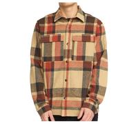 Revolution - Utility Shirt Checked - Chemise - L - brown