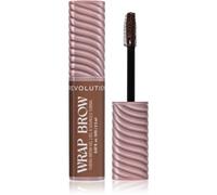 Revolution Wrap Brow Tubing Brow Gel gel fixant sourcils teinte Warm Medium Brown 2.3 ml