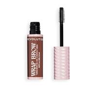 Revolution Wrap Brow Tubing Tinted Eyebrow Gel, Marron Médium Chaud