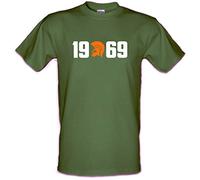 Revolutionary Tees 1969 Skinhead Ska Reggae T-shirt en coton épais - Vert - Medium