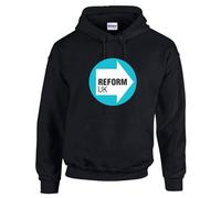 Revolutionary Tees Reform UK Sweat à capuche Let's Make Britain Great Again Political Farage Tice, Noir , S
