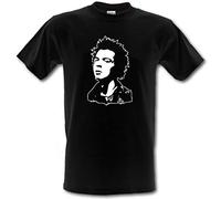Revolutionary Tees SID VICIOUS SEX PISTOLS Punk Che Guevara T-shirt en coton lourd, Noir , XL