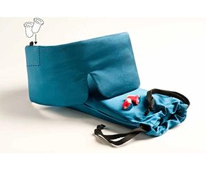 Révolutionnaire, brevetée SLEEP MASTER tm masque de sommeil DELUXE - Luxe Cette dernière version propose bouchons d'oreille et continuent poche de poche de stockage