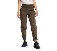 RevolutionRace Breezy Curved Ankle Stretch Pantalon pour Femme, Pantalon Léger et Respirant pour Un Usage Quotidien et Toutes Les Activités Outdoor, Mud, M