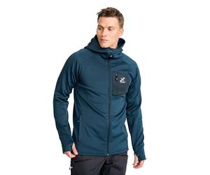 RevolutionRace Evolution Stretch Fleece Hoodie pour Homme, Sweat à Capuche Zippé pour la Randonnée et les Activités de Plein Air