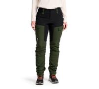 RevolutionRace Femme RVRC GP Pants, Pantalon Durable pour la randonnée et Autres activités de Plein air, Forest Green, XL