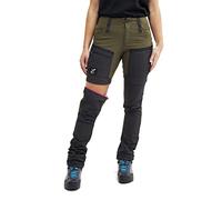 RevolutionRace Femme RVRC GP Pro Zip Off Pants, Pantalon Durable, Ventilé et Convertible pour Toutes Les Activités de Plein air, Dark Olive, M