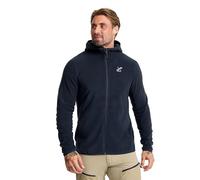 RevolutionRace Hiker Fleece Hoodie pour Homme, Sweat à capuche en polaire léger et extensible, Deep Navy, S