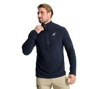 RevolutionRace Hiker Half-Zip Fleece pour Homme, Polaire léger et extensible à demi-zip, Deep Navy, S