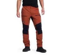 RevolutionRace Nordwand Pro Pantalon de Randonnée pour Homme, Pantalon de Nombreuses Activités de Plein air. Pantalon de Trekking et Pantalon de Travail Robuste et Durable, Rusty Orange/Black, S
