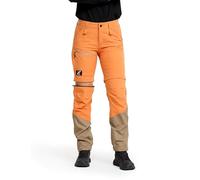 RevolutionRace RVRC GP Pro Stretch Zip-Off Pants pour Femme, Pantalon de Randonnée Convertible pour Les Activités en Plein Air, Caramel/Brindle, M