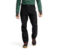 RevolutionRace Silence Proshell 3L Pants, Pantalon pour Homme, Pantalon Ventilée et Imperméable pour la randonnée et Autres activités de Plein air, Black/Anthracite 3.0, XL