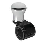 Revolve, pommeau levier de vitesse en aluminium chromé, support noir