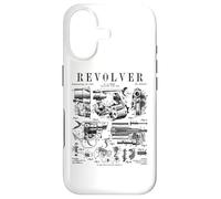 Revolver Pistolet de Poing tournant, Style Vintage, imprimé Brevet Coque pour iPhone 17