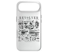 Revolver Pistolet de Poing tournant, Style Vintage, imprimé Brevet Coque pour iPhone Air