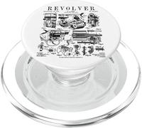 Revolver Pistolet de Poing tournant, Style Vintage, imprimé Brevet PopSockets PopGrip pour MagSafe
