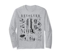 Revolver Sixgun Pistolet de poing vintage Manche Longue