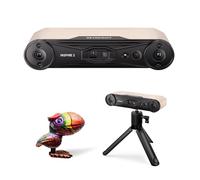 Revopoint INSPIRE 2 Scanner 3D pour impression 3D, précision jusqu’à 0,03 mm, laser multi-lignes et lumière structurée, numérisation sans fil et en extérieur, scans en couleur, Standard