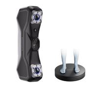 Revopoint MetroX Scanner 3D & Grande platine électrique Pack, Précision jusqu'à 0,01 mm, Laser Bleu, 4 Modes de Scan, Lumière Structurée à Champ Complet, Scan d'Objets Sombres