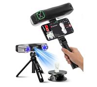 Revopoint MetroY Pro Scanner 3D Laser, Précision 0,01 mm, Laser Bleu | 5 modes de numérisation,Laser bleu plein champ 62 lignes,Pour rétro-ingénierie, CAO, contrôle qualité et conception produit