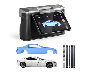 Revopoint MIRACO Plus Scanner 3D pour Impression 3D, Autonome et Portable avec Photogrammétrie, Zoom Optique, jusqu'à 20 ips, Précision jusqu'à 0,02 mm, Caméra RVB couleur pour petits et grands objets