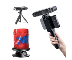 Revopoint POP 3 Plus Scanner 3D pour l'impression 3D,Scanner portable avec une précision de 0,04mm et une vitesse de scan de 18 ips, Support pour Android/iOS/Win/MacOS, ADVANCED