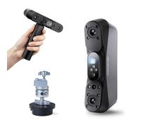Revopoint POP 4 Scanner 3D, Laser Bleu 0.03mm, Segmentation IA, Premium | Jusqu'à 105 FPS, Modélisation 3DGS, 5 Modes de Scan, WiFi 6, Scan Extérieur, pour Impression 3D