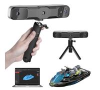 Revopoint Range 2 Scanner 3D pour Impression 3D Portable, précision 0,1 mm, modélisation 3D, caméra Couleur RVB intégrée, Prend en Charge la numérisation des Objets volumineux