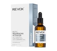 REVOX B77 - Activateur Resurfaçant Skintreats Biotic, 30 ml, Sérum Exfoliant Visage, Renouvelle, Unifie, Hydrate, Apaise, Améliore la Fermeté et l’Éclat, Pour une Peau Douce et Lumineuse