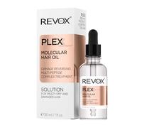 REVOX B77 - Huile Capillaire Moléculaire Plex, 30 ml, Pour Cheveux Secs et Abîmés, Complexe Multipeptides, Restaure les Fibres, Nourrit, Répare et Lutte Contre les Frisottis