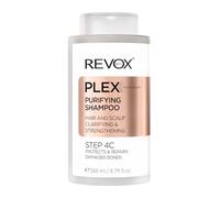 REVOX B77 - Plex Purifying Shampoo Étape 4C, 260 ml, Purifiant Cheveux Gras, Renforce Cheveux Décolorés et Teints, Répare la Fibre, Restaure Douceur et Brillance Naturelle