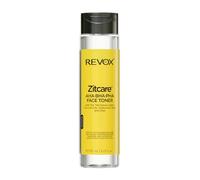REVOX B77 - Tonique Visage Actif Zitcare AHA BHA PHA, 250 ml, Exfoliant Doux, Élimine les Cellules Mortes, Nettoie les Pores, Régule le Sébum, Améliore la Texture et l’Éclat de la Peau