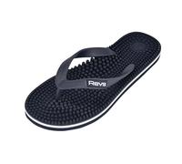 Revs - Lights - Tongs de massage réflexologie pour hommes et femmes, Bleu nuit 46EU