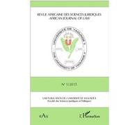 Revue Africaine Des Sciences Juridiques N° 1/2015