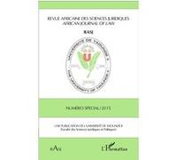 Rasj – Revue africaine des sciences juridiques – Numéro spécial 2015 – Broché