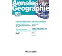 Revue Annales De Géographie N.720 - 2 2018