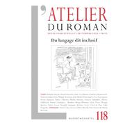 Revue atelier du roman 118