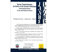 Revue Camerounaise (Janus 2) de Droit et de Science Politique