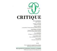 Revue critique 706 Tome 706 - Collectif - Minuit - broché - Revue