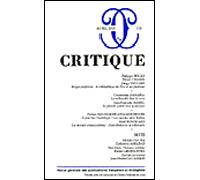 Revue critique 719 Tome 719 - Collectif - Minuit - broché - Revue