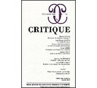 Revue critique 751 - Collectif - Minuit - broché - Revue