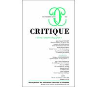 Revue critique 762 - Collectif - Minuit - broché - Revue