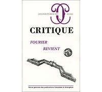 Revue critique 812-813 Fourier revient
