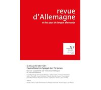 Revue d'Allemagne et des pays de langue allemande n°57-1/2025: Schluss mit Derrick ! Deutschland im Spiegel der TV-Serien