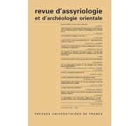 Revue d'assyriologie et d'archéologie orientale 2024, vol. 118