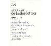 Revue De Belles Lettres 2024, 1