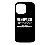 Revue DE LA MÉNOPAUSE Très Mauvais ne recommanderait Pas Star Rate Meme Coque pour iPhone 14 Pro Max