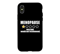 Revue DE LA MÉNOPAUSE Très Mauvais ne recommanderait Pas Star Rate Meme Coque pour iPhone X/XS
