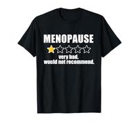 Revue DE LA MÉNOPAUSE Très Mauvais ne recommanderait Pas Star Rate Meme T-Shirt